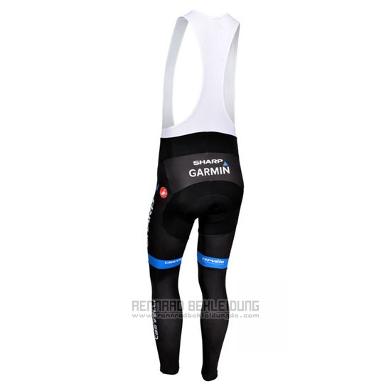 2013 Fahrradbekleidung Garmin Sharp Champion Afrika Trikot Langarm und Tragerhose